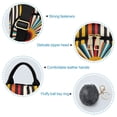 thumbnail image 7 of FORMRS Women's Travel Backpack Purse Anti-Theft Hidden Pockets Casual Shoulder Bag, Geometric Stripes, 7 of 7