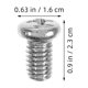 thumbnail image 2 of AURARMLET 1 De Tornillos De Redonda Con Tuercas Y Arandelas Para Segura En Industrias Mecánicas, 2 of 7