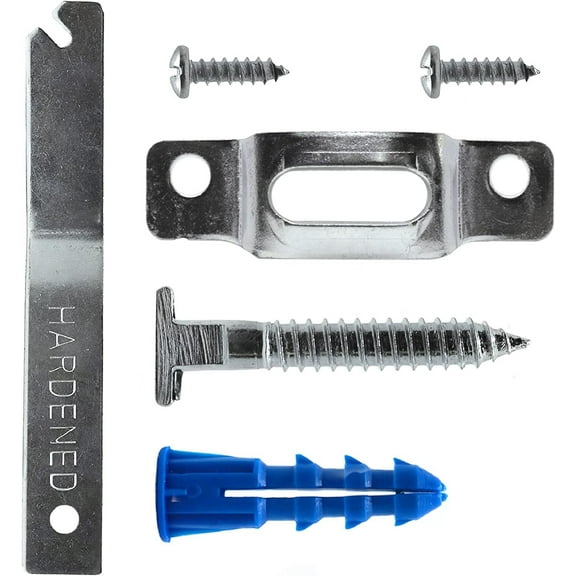 Picture Hang Solutions - T-Lock Security Hangers for Wood Frames - Includes Wrench, Cleats Not Included 5 pieces per pack
