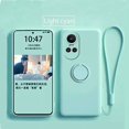 thumbnail image 1 of For Funda Oppo Reno 10 5g Liquid Silicone Ring Holder Soft Phone Skin Cover for Oppo Reno 10 Pro Upgrade Shockproof Back Fundas LIGHT BLUE For Reno 10 Pro, 1 of 6