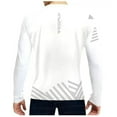 thumbnail image 2 of Voofly Spf Shirts for Men UPF 50 Rash Guard Sun Shirt Quick Dry Lightweight Fishing Hiking White S, 2 of 7