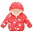 thumbnail image 3 of Lovebay 1-6T Toddler Children Boy Girl Padded Puffer Jacket Fleece Lined Hooded Winter Coat, 3 of 14