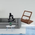 thumbnail image 2 of Figura decorativa de escritorio con soporte para control remoto, organizador de teléfono y estuche de madera. Escultura abstracta ideal para regalar,, 2 of 8