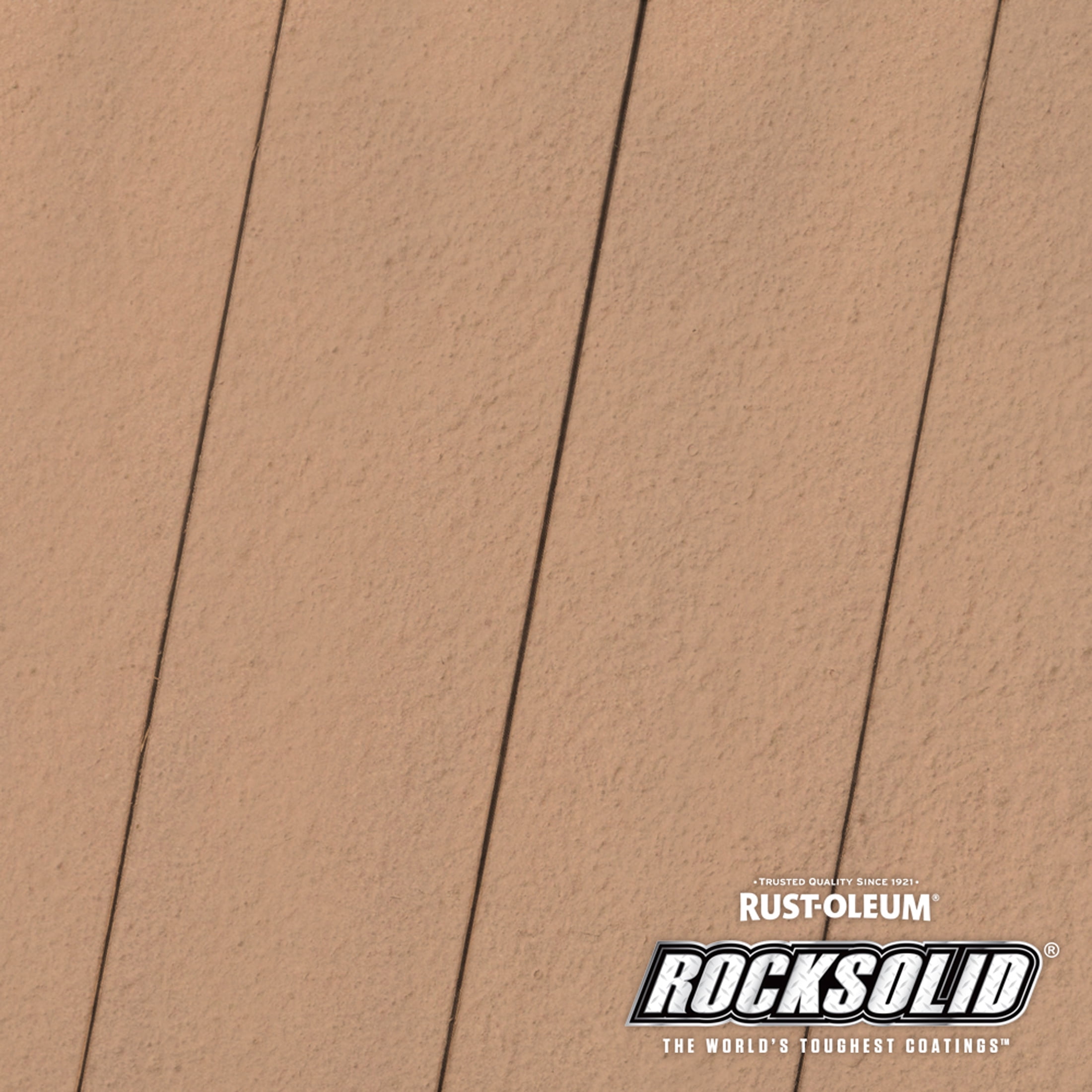 Buckskin, Rust-Oleum RockSolid 2X Solid Exterior Wood Deck Stain-319739T, Gallon