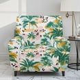 thumbnail image 2 of Xixirimido Palm Trees Leopard Tie-dye Pattern Printed Recliner Slipcover Stretch Reclining Chair Covers 4 Pieces Non Slip Recliner Sofa Slipcovers with Pocket Lazy Boy Chair Cover for Pet Kid, 2 of 7