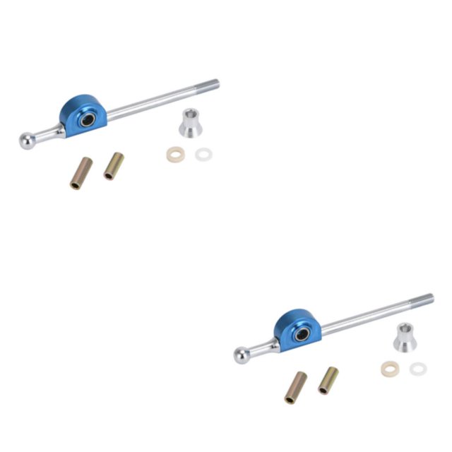 sweethay Kit de palanca de cambios corto profesional plateado para cambios de engranaje de precisión Kit de cambio rápido de palanca de plata 2piezas