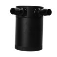thumbnail image 4 of 2 Port Oil Catch Can with Drain Valve 300ml Aluminum Alloy Universal Oil Catch Baffled Tank, 4 of 9