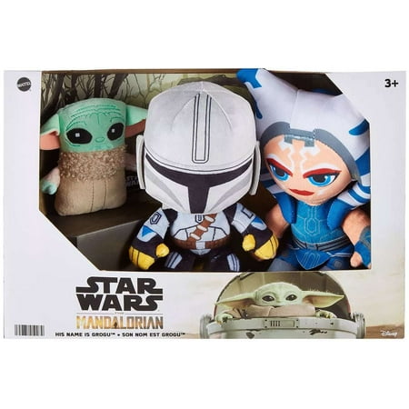 Star Wars The Mandalorian His Name is Grogu Plush (Grogu, The Mandalorian & Ahsoka Tano)
