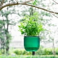 thumbnail image 2 of 6.5inch 1 Pack Self Watering Hanging Planter, Indoor Outdoor Hanging Drainage Holes Planters Flower Pot Basket, Visible Water Level, Plant Hanger Home Garden Decor, 2 of 9