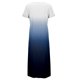 thumbnail image 5 of ICHUANYI Clearance Women's Round Neck Short Sleeve Print Daily Casual Vintage Bohemian Maxi Dress(Blue, XL) ICHUANYI WER2023080814186, 5 of 5