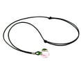 thumbnail image 2 of Collar de Botella de Perfume de Cadena de Cuerda de Nylon Ajustable Rosa, 2 of 7