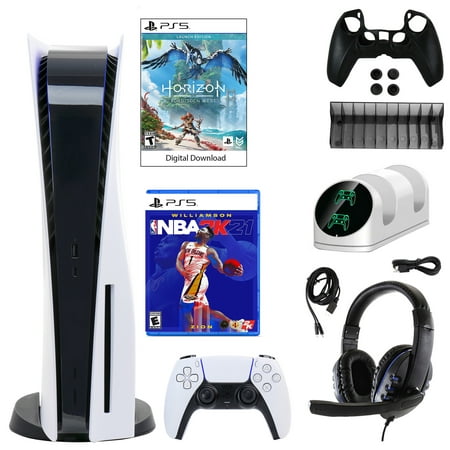 PlayStation 5 Horizon Forbidden West Console with NBA 2K21 Standard Edition and Accessories