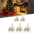 thumbnail image 1 of Christmas Tree Ornament, Snowman Pendant Decoration with Ribbon ,  Silicone Material Easy to Paint and Hang, 1 of 7
