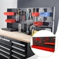 thumbnail image 1 of DYNWAVECA 96 Pieces Wall Mounted Board Tool Organizer Set Storage Bins DIY Combination Lightweight Tool Organization for Hardware Parts, 1 of 10
