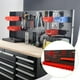 thumbnail image 1 of Organizador de herramientas de pared (96 unidades), ideal para organizar herramientas, ideal para bricolaje, para garaje y piezas de ferretería., 1 of 8