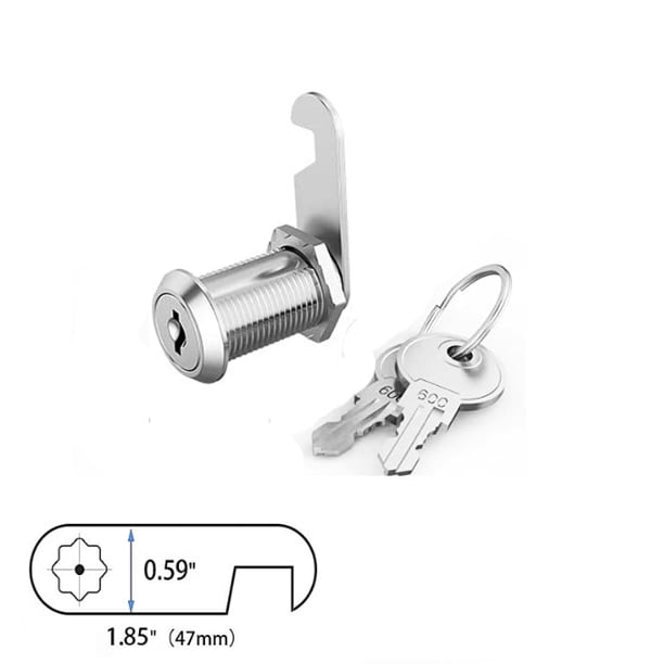 Juego De 8 Cerraduras Universales Para Buzón, Cerradura De Leva Cilíndrica De 20 Mm, Cerradura De Leva De Aleación De Zinc Con 16 Llaves Para Cajón, Armario, Armario, Buzón | Bodega Aurrera En Línea