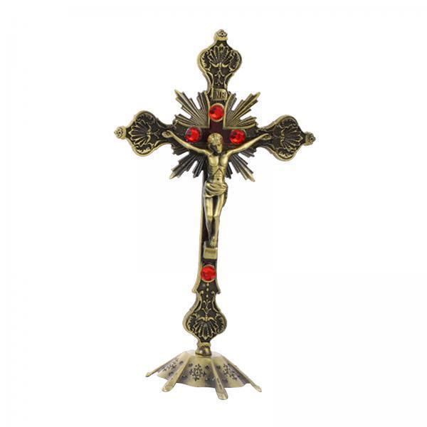 Crucifijo Cruz de pared,crucifijo cruz de pared,Crucifijo de pared para decoración del hogar,Crucifijo Cruz Adorno Decoración,Crucifijo Decoración católica para el hogar piezas Sunnimix Crucifijo Cruz de pared