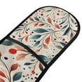 thumbnail image 4 of Yayeee Double Oven Mitt Kitchen Heat Resistant Baking 35" x7" Quilted Glove, Beige Whimsical Leaves, 4 of 6