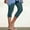 Blue 1, variant on Wensltd Summer Capris Leggings for Women High Waisted Slim Fit Pockets