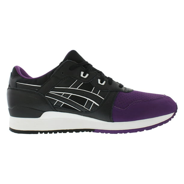 saber Sip misericordia Asics Men's Gel-Lyte Iii Purple/Black Ankle-High Leather Running Shoe -  9.5M - Walmart.com