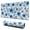 Pioneer Flower Floral-1, variant on Long Mouse Pads for Desk,Pioneer Flower Floral Print Pattern Desk Mats on Top Of Desks, Desk Mouse Pad Extra Large with 3mm Non-Slip Base and Stitched Edge for Gaming,Office,Work,Home 31.5"x11.8"