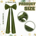 thumbnail image 2 of Bootesun 20x71 Inch Christmas Extra Large Velvet Bows, Christmas Tree Topper Decor, Giant Xmas Tree Toppers, Bows for Home Wreath Wall Backdrop Birthday Wedding Party Xmas Decorations(Moss Green), 2 of 9