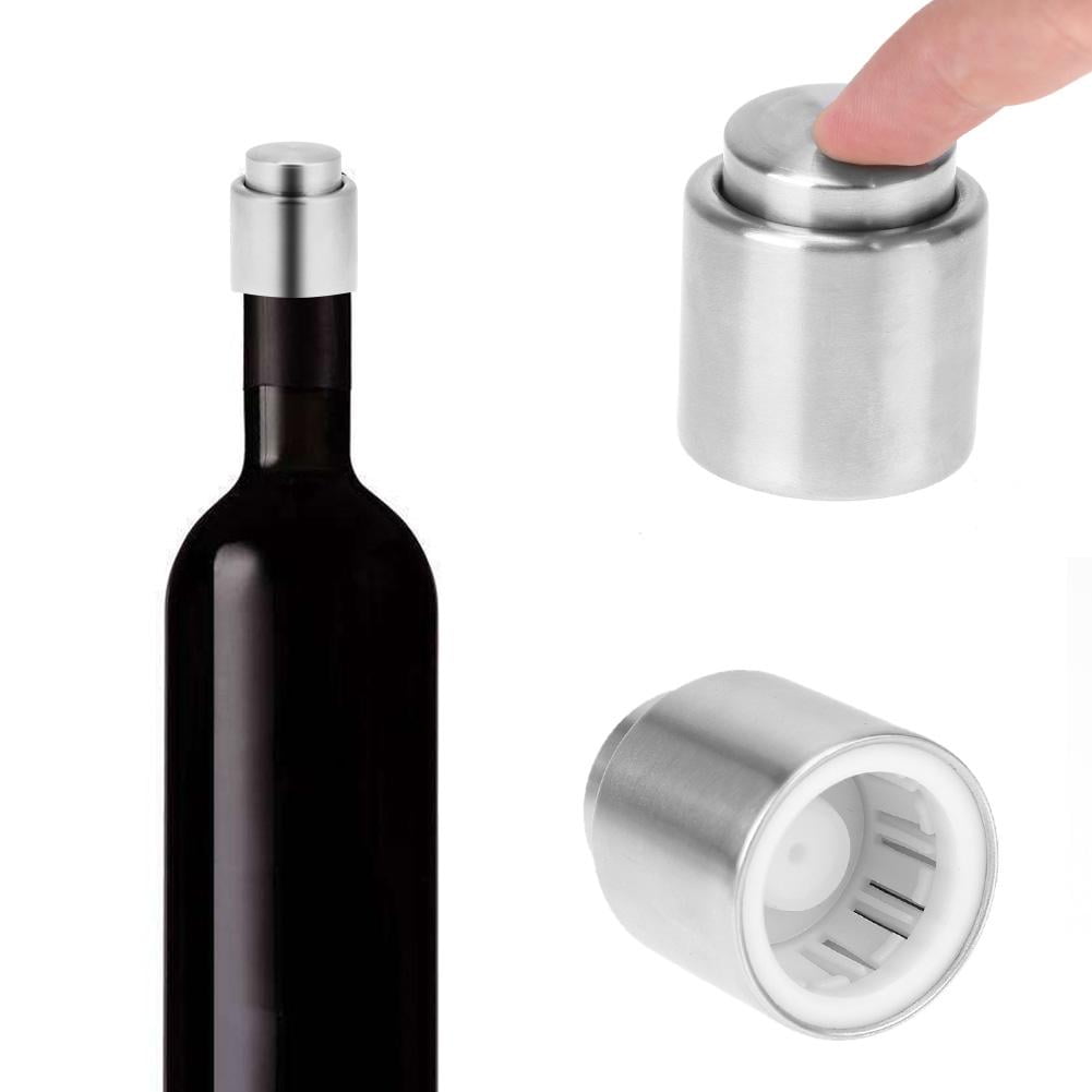 Stainless Steel Bottle Opener Stopper Plug Champagne Bar New Beer Sealer 