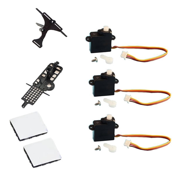 1 Juego XK K110 ActualizacióN K110S Servo Principal y Placa Servo para XK K110 K110S Piezas de ActualizacióN de HelicóPtero RC