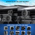 thumbnail image 4 of Cargador de coche OHLPRO compatible con MagSafe para iPhone 16, color gris, 4 of 8