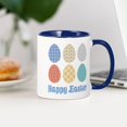 thumbnail image 3 of CafePress - Colorful Easter Eggs - 11 oz Ceramic Mug - Novelty Coffee Tea Cup, 3 of 4