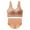 Orange, variant on FAIWAD Women's Lingerie Set Seamless Wirefree Breathable Comfort Pads Bra with High Waist Panties Underwear Set