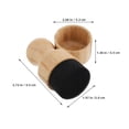 thumbnail image 2 of CTIRCHIU Butcher Block Oil Applicator Set with Sponge Tip and Handle for Home Use Multi 2 Sets, 2 of 8