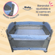 thumbnail image 5 of Cuna Corral Mecedora Y Colecho 4en1 Para Bebés Tuscani Ibaby rosa, 5 of 10