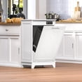 thumbnail image 6 of FANRAL Tilt Out Trash Can Cabinet,Hidden Trash Cabinet with Negative Ion & Ozone Odor Control,Wooden Compact Laundry Hamper Cabinet for Kitchen Bathroom Laundry Room, 6 of 7