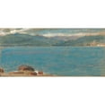 thumbnail image 2 of Albert Goodwin 18x10 Black Ornate Wood Framed Double Matted Museum Art Print Titled - Port Antonio, Jamaica; and St Lucia, 2 of 5