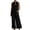 Z70 Black-Linen 2 Piece Set for Women, variant on Mifsaly Linen 2 Piece Set for Women Sleeveless V Neck Side Split Tunic Top and Wide Leg Long Pants with Pockets Lightweight Flowy Summer Vacation Outfits Dark Gray,S
