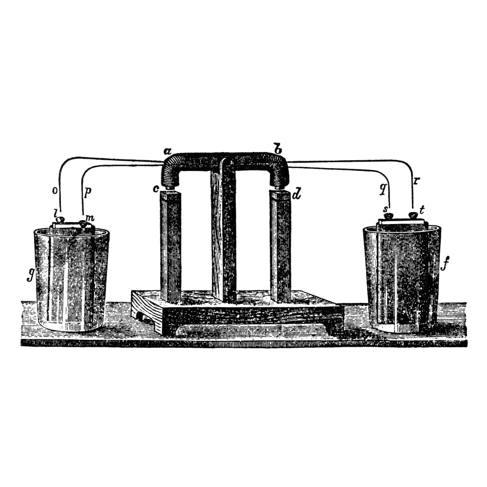 Electric Motor 1831 Nthe First Electric Motor Made In 1831 By Joseph Henry An Iron Rod Wrapped