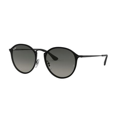 Retro Pink & Black Print Flattering Round-frame Metal Arm Wayfarer Sunglasses 