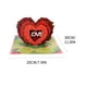 thumbnail image 3 of Fiudx Tarjeta de Felicitación 3D de San Valentín, Diseño Hueco Tallado En Papel, Tarjeta de Aniversario Única, Regalo Sorpresa Romántico, Manualidades Diy, Bendiciones Personalizadas, 1 Pieza, 3 of 3