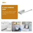thumbnail image 6 of WHAMVOX Nail- Paper Holder Mounted Towel Rack Toilet Holders Towels Silver, 6 of 8