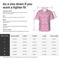 thumbnail image 4 of Fotbe Cool Flamingos Hawaiian Shirt for Men Unisex Summer Beach Casual Short Sleeve Cotton Linen Button Down Shirts-Small, 4 of 5