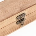 thumbnail image 3 of Cofre de madera vintage sin pintar, joyero, caja de regalo, recuerdo, collar S, 3 of 7