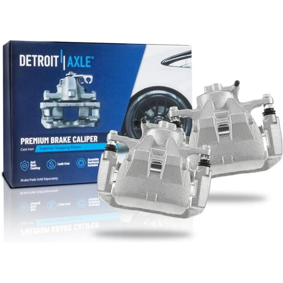 Detroit Axle - Front Brake Calipers for 07-17 Toyota Camry 08-18 Avalon 07-18 Lexus ES350, Disc Brake Calipers with Bracket 2007 2008 2009 2010 2011 2012 2013 2014 2015 2016 2017 Replacement