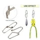 thumbnail image 3 of Broches de Seguridad de pesca ANGGREK Plata 100pcs, 3 of 8