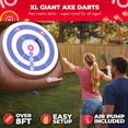 thumbnail image 2 of XL Bull Hawker | Giant Axe Darts (Over 8ft Tall) with 15+ Games, 2 of 6