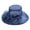 Navy, variant on Sun Visors for Women Golf Hat Foldable UV for Hiking Days European And Fashion Sun Hat Mesh Lace Flower Sun Hat Outdoor Foldable Large Brim Women's Hat Summer