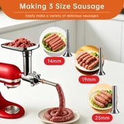 Metal Food Meat Grinder Attachment for KitchenAid Stand Mixers