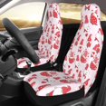 thumbnail image 2 of Sikiie Valentine Gnomes Car Seat Protector 2 Pack Car Seat Cushion Mat, Car Seat Covers for SUV, Truck, Van, 2 of 7