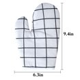 thumbnail image 3 of Oven Mittens Heatproof Non-slip 2PCS Cotton Linen Kitchen Mittens Baking Mitts, 3 of 10