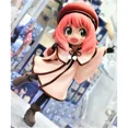 thumbnail image 4 of 14cm Hot Spy X Family CODE: White PVC Doll Toy Cute Anya Winter Clothing Detective Model Desktop decoration A gift for a child, 4 of 5